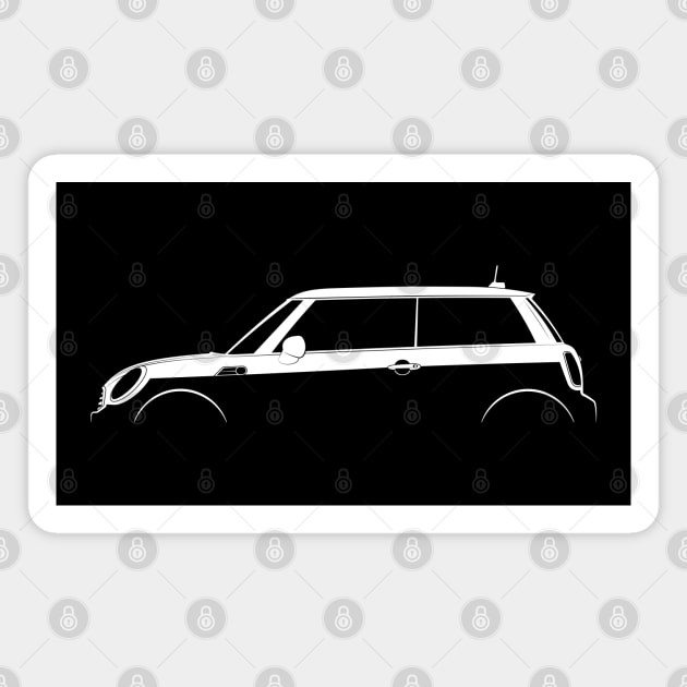 Mini Cooper (R56) Silhouette Magnet by Car-Silhouettes